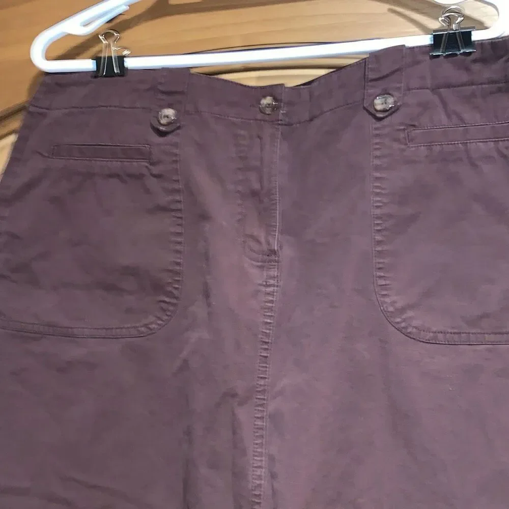 Vintage White Stag Brown‎ Khaki Maxi Skirt Size 16